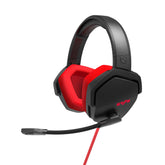 Energy Sistem ES Gaming Headset ESG 4 Surround 7.1 Red (LED Lights, 7.1 Surround Sound, Leather Circumaural Pads)- Red